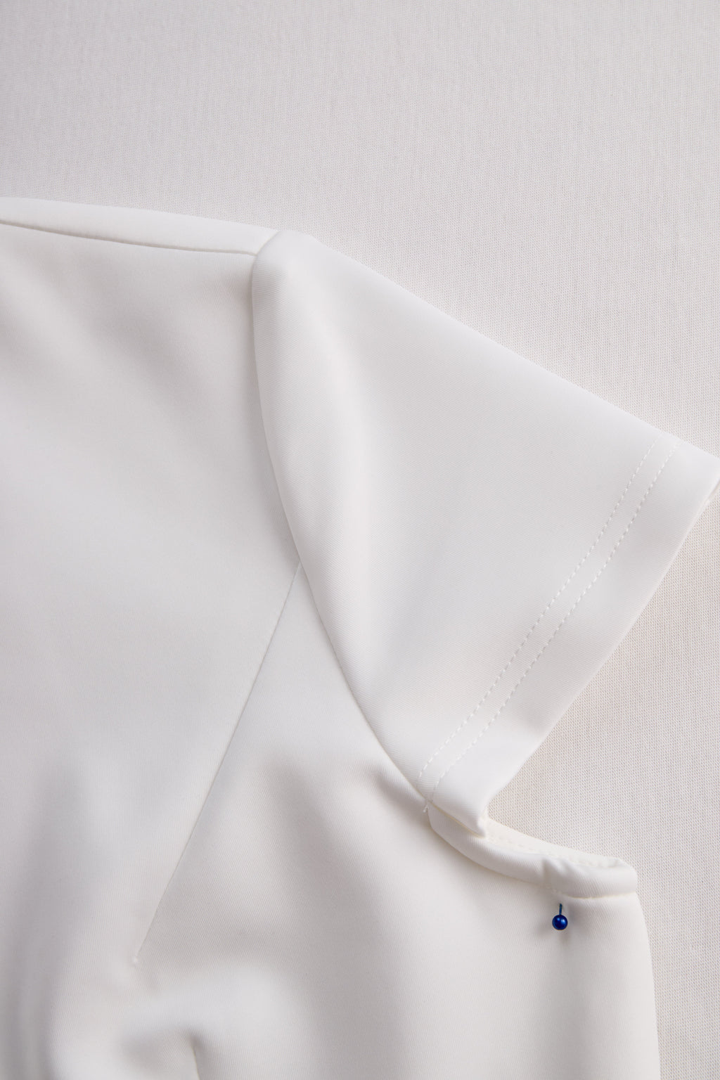 Elegant White Tailored Wrap Dress